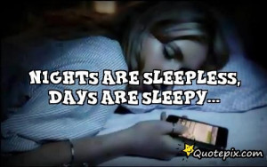 sleepless nights quotes