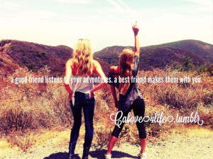 Best Friends Quotes, Adventure Together, Best Friends Tumblr Quotes ...