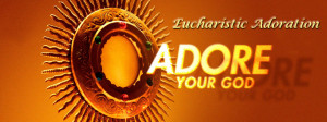 Eucharistic Adoration Banner