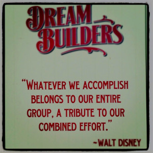 Walt Disney Quote Typographic Print Most Important Thing