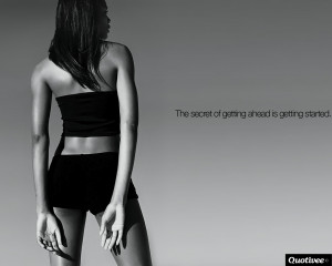 The Secret of Getting Ahead