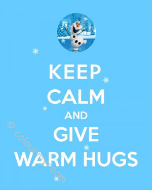 FROZEN KEEP CALM Let It Go Printable 8x10 Elsa Anna or Olaf Children ...