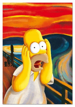 Pinturas Famosas de los inmortales Simpsons!!!
