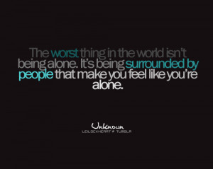 Feeling All Alone Quotes http://favim.com/image/118726/