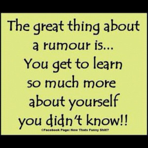 funny quotes about rumors