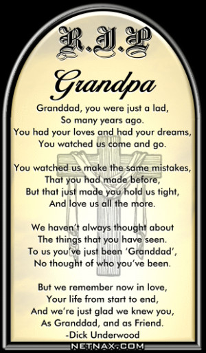 love you grandpa poems