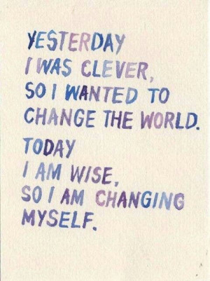 Change myself
