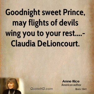 Goodnight Quotes Tumblr Anne rice quotes