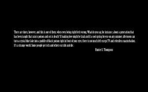 text quotes Hunter S_ Thompson black background wallpaper background