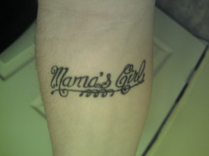 mamas girl tattoo Image