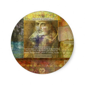 MACBETH, Act 1 Scene 4 QUOTE Round Sticker