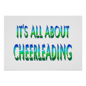 All About Cheerleading Poster