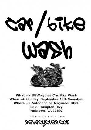 Thread: **SEVAcycles Car/Bike Wash Sept 16th**