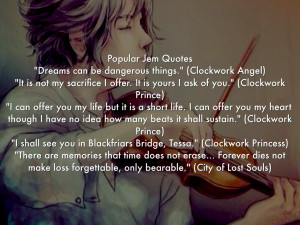Jem Carstairs Quotes Popular jem quotes 