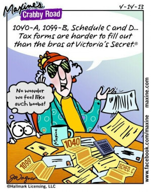 Tax Form Humor - Maxine
