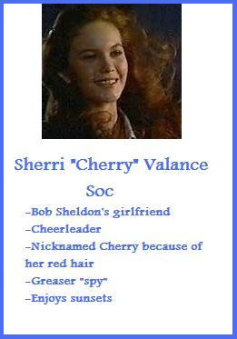 cherry valance trading card the outsiders by jasmineweasley