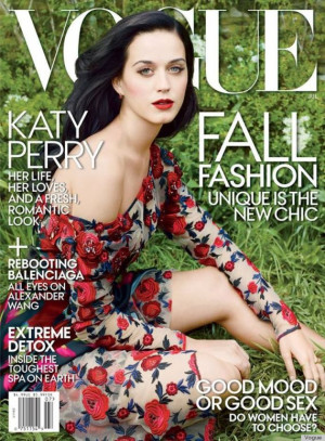 Katy Perry's Vogue Cover Is Here: See The Singer's High-Fashion Break ...