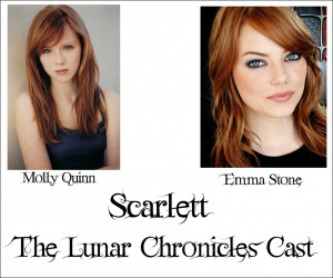 The Lunar Chronicles Cast: Scarlet by I-threw-it
