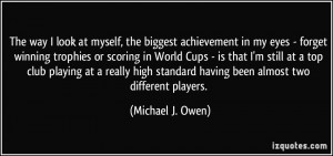 More Michael J. Owen Quotes
