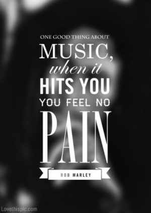 Bob Marley Music Quote