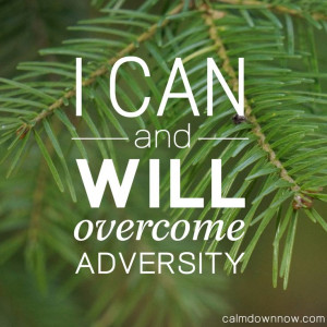 can and will overcome adversity