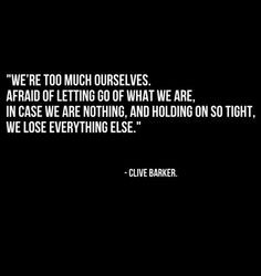 Such an awesome writer Clive Barker...