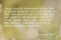 Highly sensitive people... More