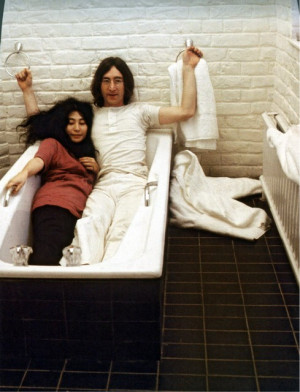 YOKO ONO and JOHN LENNON