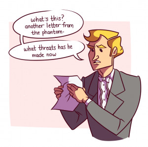 phantom of the opera PotO my apologies to whomever made this joke ...