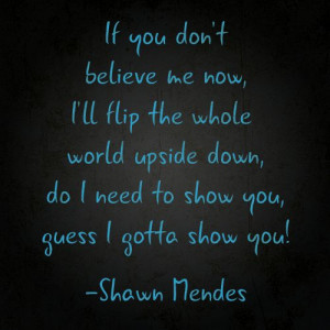 Lyrics to His Brand-New Song, Show You | TeenVogue.com: Music Quotes ...