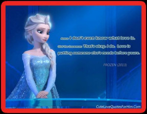 Frozen Quotes and Sayings