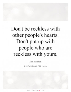 Reckless Quotes