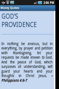 Money Quotes from Bible Verses - screenshot thumbnail