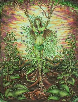 woman Goddess Gaia Paganism pagan