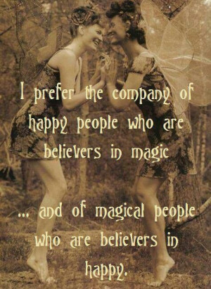 Magical people.