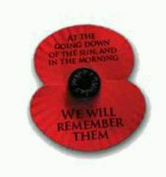 Remember them with poppy day