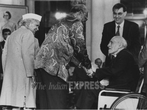 ... Trevor Huddleston in a ceremony at Rashtrapati Bhavan on January 27