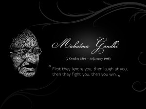 Famous Mahatma Gandhi Father of Nation Quotes on Success