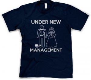 ... New Management Wedding T Shirt funny Groom shirt bachelor party tee