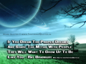 Ray Bradbury Quotes | Inspirational Thoughts, Proverbs by Ray Bradbury ...