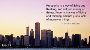 eric butterworth quote about prosperity - 100814 - 1800