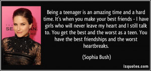 Being a teenager is an amazing time and a hard time. It's when you ...