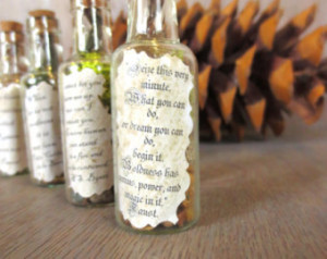 This very Minute.... Message in a Bottle Inspirational Quote Message ...