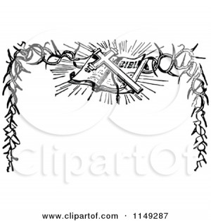 white free black and white easter religious easter clip art black and ...