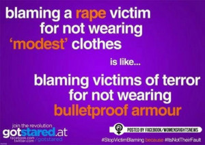Please don't blame the victim