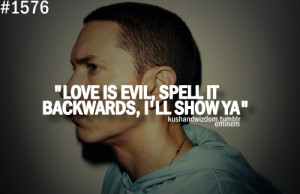 , cool, eminem, evil, hate, hip, hipster, indie, love, quote, quotes ...
