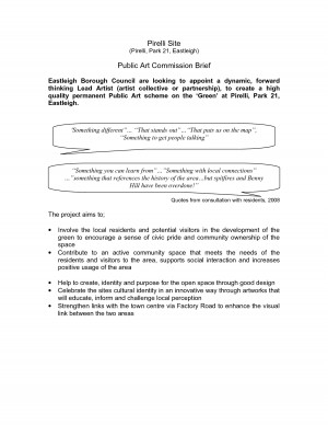 Public Art Commission – Eastleigh Borough Council by lonyoo