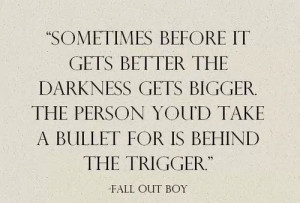 Fall out boy quote