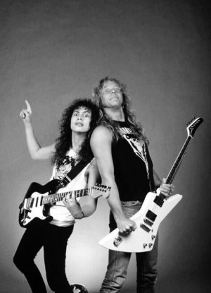 James Hetfield & Kirk Hammet...
