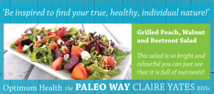Paleo Recipe Peach Walnut Beetroot Salad